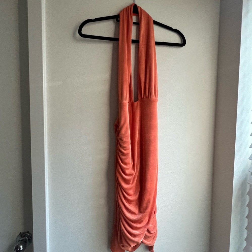 Princess Polly Orange Backless Dress